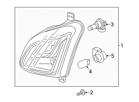 2021 Chevy Equinox Fog Lamps Diagram