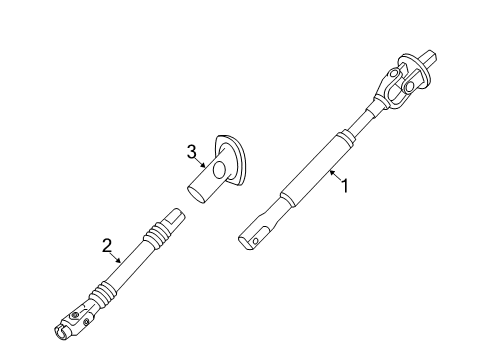 2015 Chevy Silverado 2500 HD Lower Steering Column Diagram