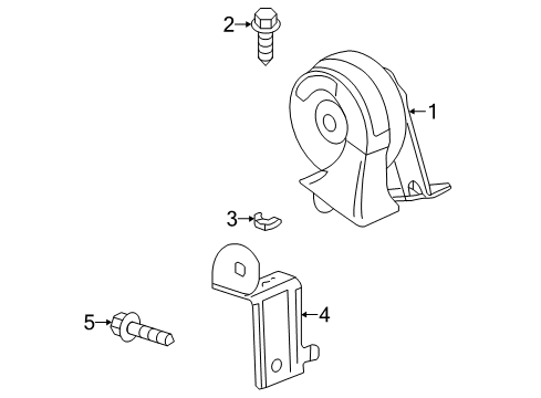 2014 Cadillac XTS Horn Diagram