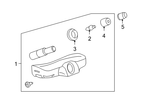 2009 Hummer H3T Tire Pressure Monitoring Diagram