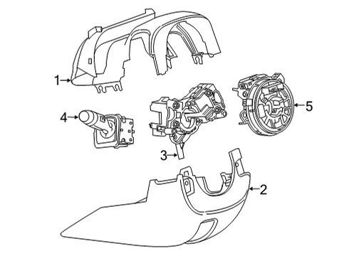 2022 Chevy Silverado 2500 HD Switches Diagram