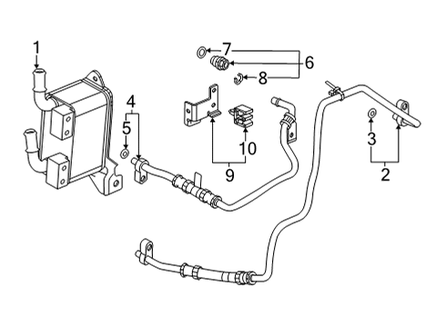 2023 Chevy Trailblazer Trans Oil Cooler Diagram 2 - Thumbnail