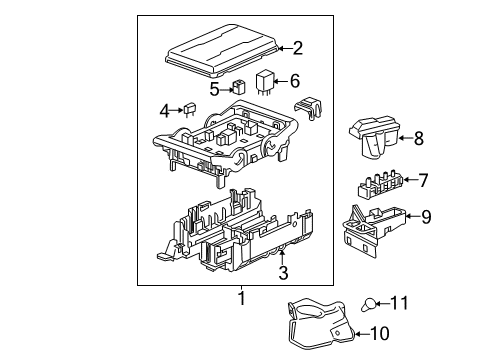 2018 Chevy Corvette Fuse & Relay Diagram