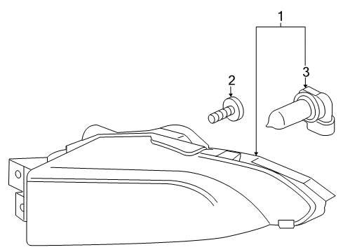 2013 Buick Regal Bulbs Diagram 1 - Thumbnail