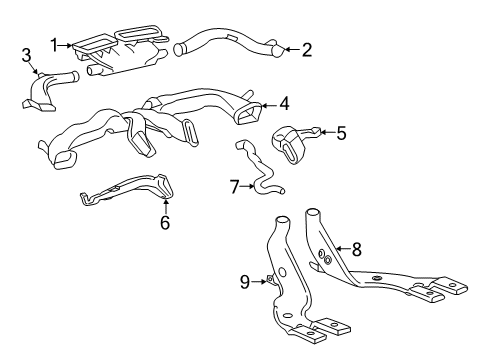 2018 Chevy Volt Ducts Diagram