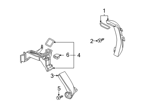 2006 Chevy Uplander Ducts Diagram 2 - Thumbnail