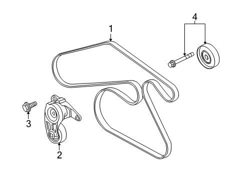 2013 Chevy Equinox Belts & Pulleys, Maintenance Diagram 2 - Thumbnail