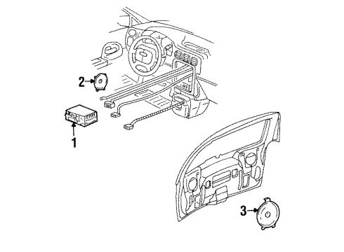 2004 Oldsmobile Silhouette Sound System Diagram