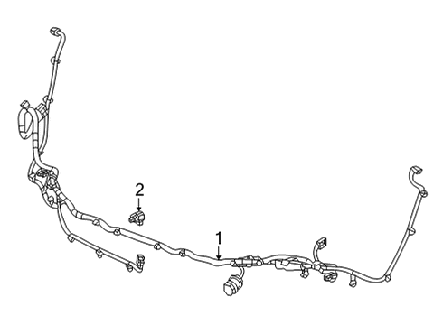 2022 Chevy Trailblazer Harness Assembly, Front Object Alarm Sen Wrg Diagram for 42749158