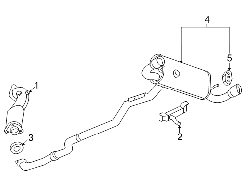 2008 Pontiac Solstice Exhaust Components Diagram