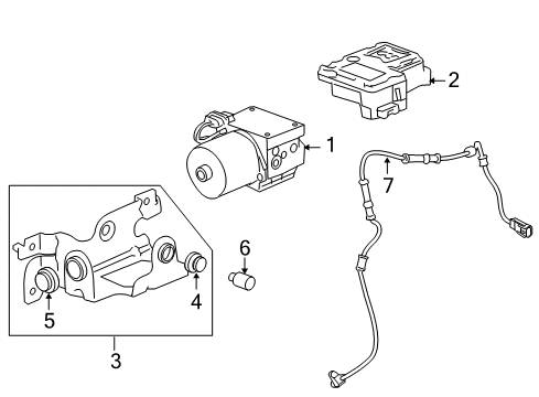 2003 Chevy SSR Anti-Lock Brakes Diagram 1 - Thumbnail