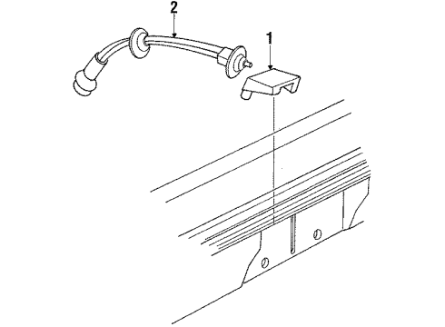 1984 Oldsmobile Cutlass Ciera License Lamps Diagram