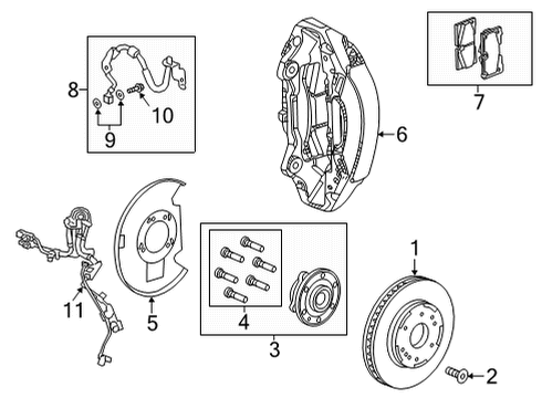 2023 Chevy Tahoe Front Brakes Diagram 4 - Thumbnail