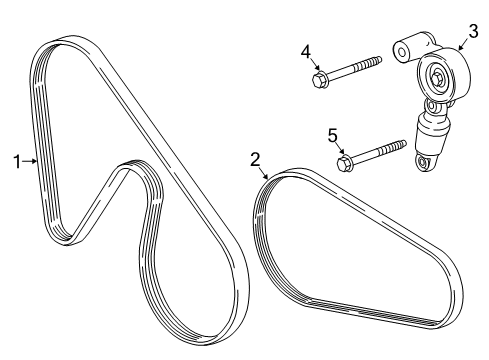 2022 Chevy Camaro Belts & Pulleys  Diagram 4 - Thumbnail