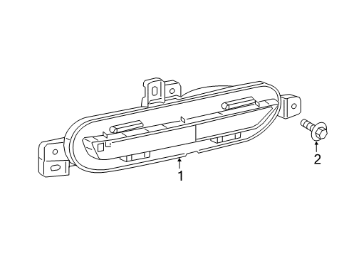 2022 Cadillac XT4 Backup Lamps Diagram