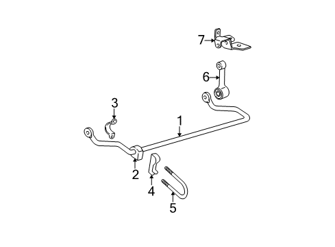 2001 GMC Sonoma BRACKET Diagram for 15989671