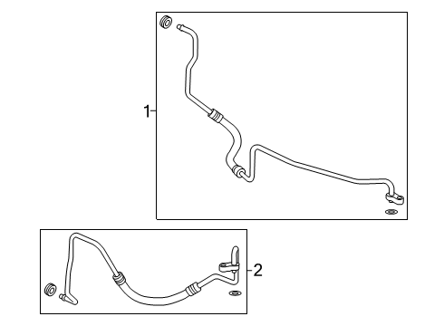 2009 Buick Enclave Trans Oil Cooler Lines Diagram