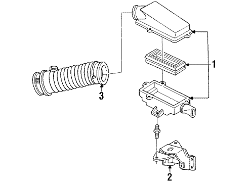 1992 Pontiac Grand Prix Air Intake Diagram 1 - Thumbnail