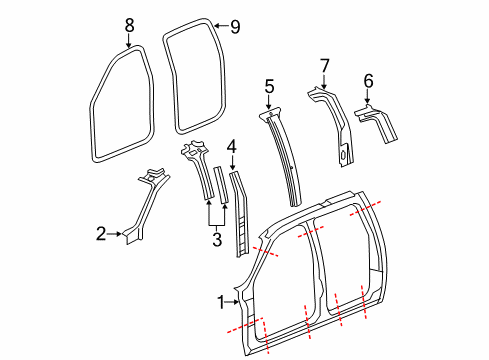 2012 GMC Sierra 1500 Uniside Diagram