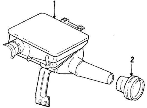 1991 Oldsmobile Toronado Air Inlet Diagram