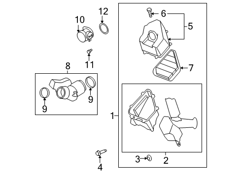 2010 Saturn Outlook Air Intake Diagram