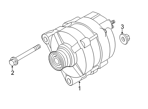 2017 Chevy City Express Bolt,Generator Diagram for 19316137