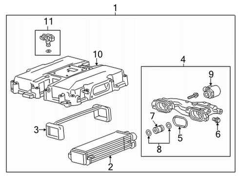 2023 Cadillac CT4 Intercooler Diagram