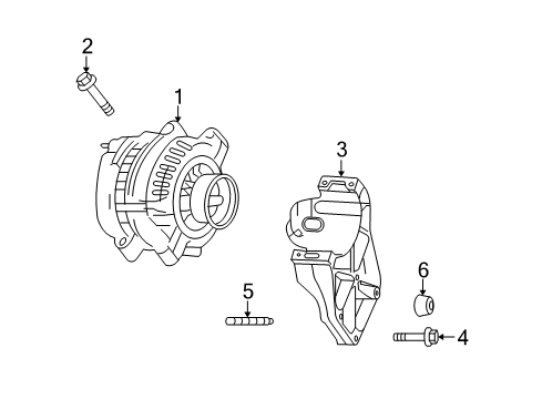 2006 Chevy Monte Carlo Alternator Diagram 2 - Thumbnail