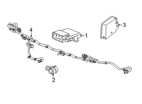 2024 Cadillac CT5 Electrical Components Diagram 1 - Thumbnail