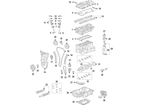 2020 Buick Regal Sportback Engine Parts & Mounts, Timing, Lubrication System Diagram 3 - Thumbnail