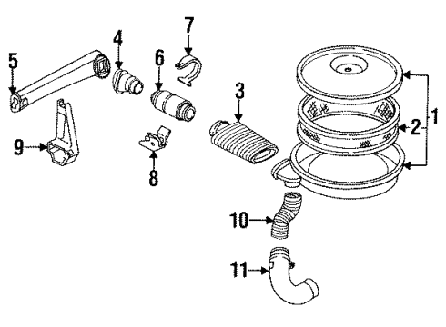 1993 GMC C2500 Suburban Filters Diagram 2 - Thumbnail