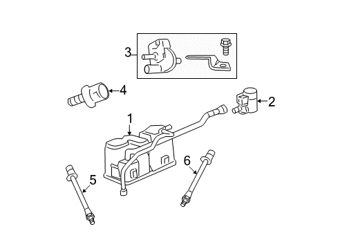 2008 Chevy Malibu Emission Components Diagram 5 - Thumbnail