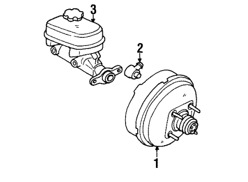 1997 Chevy Monte Carlo Cowl & Components Diagram 1 - Thumbnail