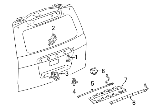 2016 Chevy Suburban Lift Gate, Electrical Diagram 2 - Thumbnail