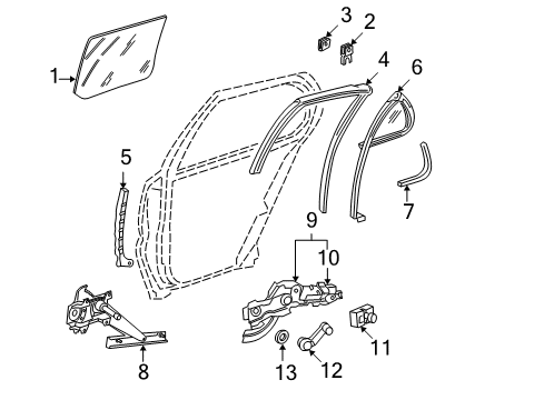 1997 Chevy Cavalier Front Door Diagram 6 - Thumbnail