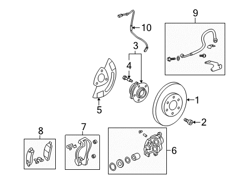 2012 Buick Enclave Front Brakes Diagram