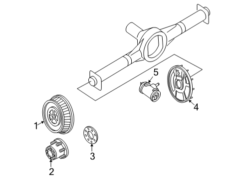 1999 GMC Savana 1500 Rear Brakes Diagram