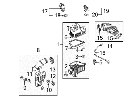 2012 Chevy Equinox Air Intake Diagram