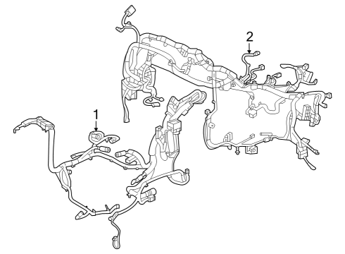 2024 Cadillac LYRIQ Wiring Harness Diagram