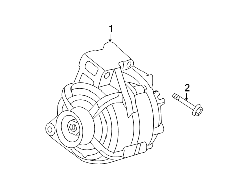 2009 Saturn Aura Alternator Diagram 3 - Thumbnail