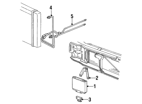 1999 GMC K1500 Suburban Oil Cooler Diagram