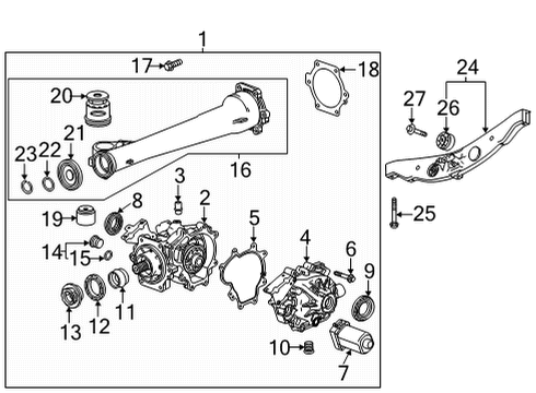 2022 Buick Encore GX Bolt Assembly, Hx Head W/Conical Washer Diagram for 11519542