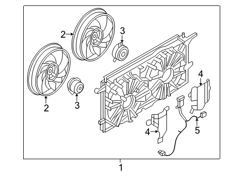 2006 Saturn Relay Cooling System, Radiator, Water Pump, Cooling Fan Diagram 4 - Thumbnail