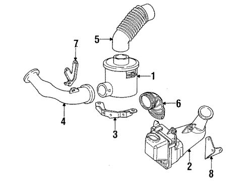 1990 Buick Skylark Air Intake Diagram 1 - Thumbnail