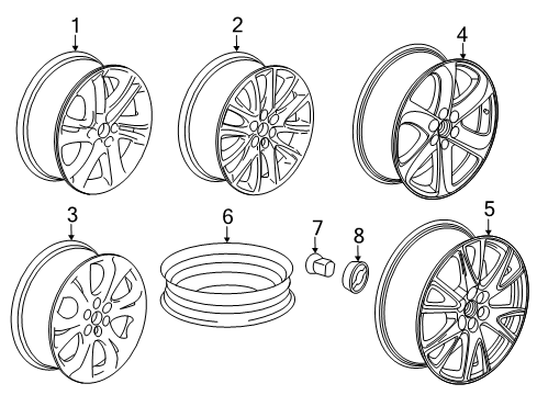 2024 Buick Enclave Wheels Diagram