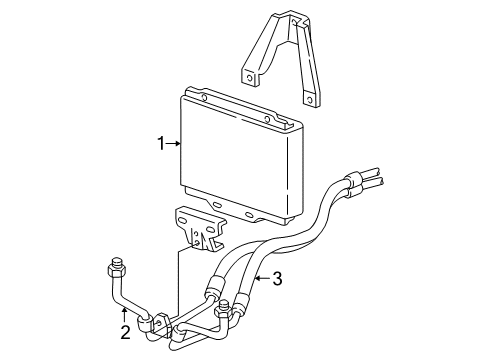 1999 GMC C2500 Oil Cooler Diagram 1 - Thumbnail