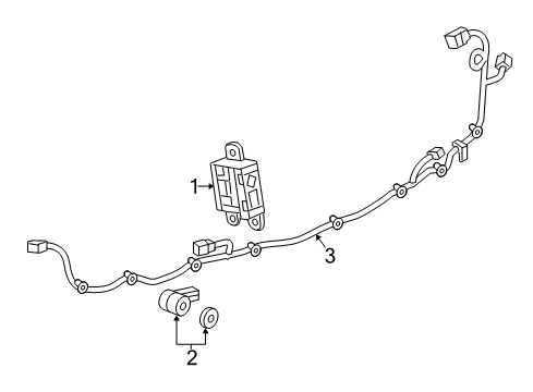 2018 Chevy Trax Parking Aid Diagram 1 - Thumbnail