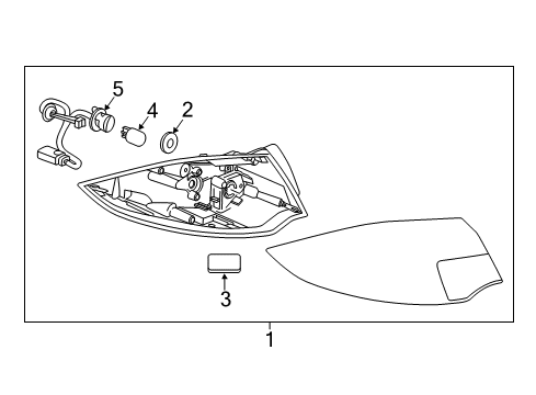 2019 Buick Regal Sportback Bulbs Diagram 4 - Thumbnail