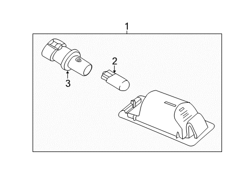 2017 Chevy SS License Lamps Diagram