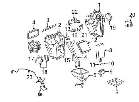 2010 GMC Yukon HVAC Case Diagram 2 - Thumbnail